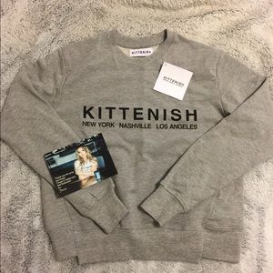 NWT Kittenish by Jessie James Decker sweatshirt